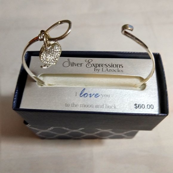 I LOVE YOU TO THE MOON & BACK Bracelet w/Charms - Picture 3 of 7